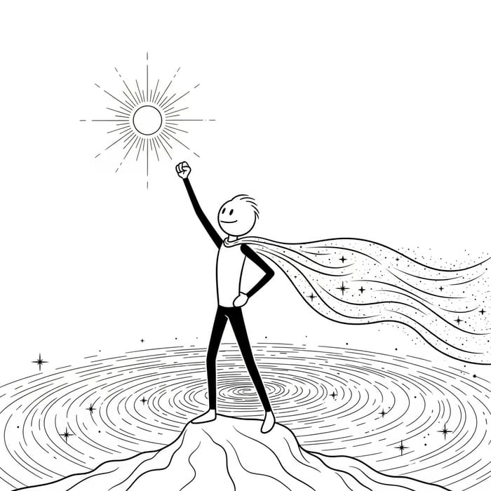 Dramatic Idealism Stickman Artwork Dramatic Idealism Stickman Artwork