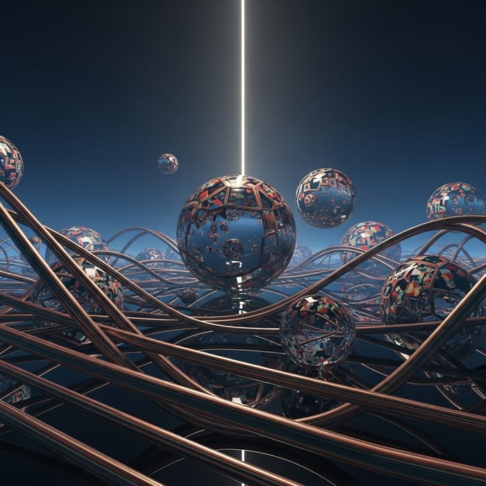 Surreal Abstract Shapes & Vibrant Colors
