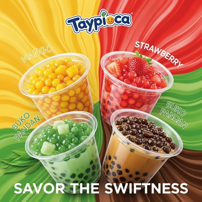 Taypioca: Mango, Strawberry, Buko Pandan & Coffee Flavors!