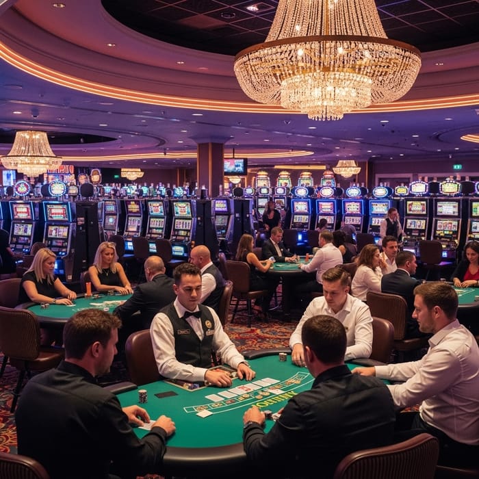 Neon Glam Casino - Energetic and Glamorous Ambiance Neon Glam Casino - Energetic and Glamorous Ambiance