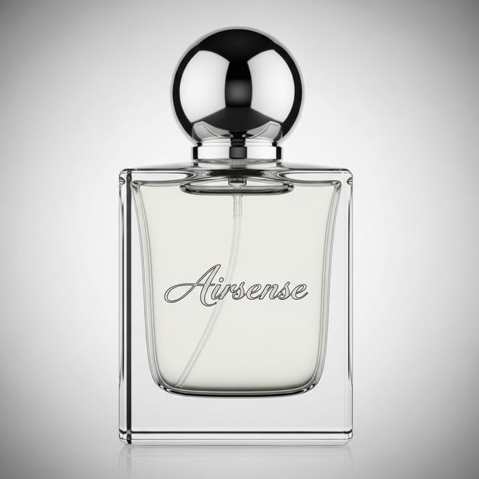 Airsense Perfume Bottle - Art Deco Glass Design