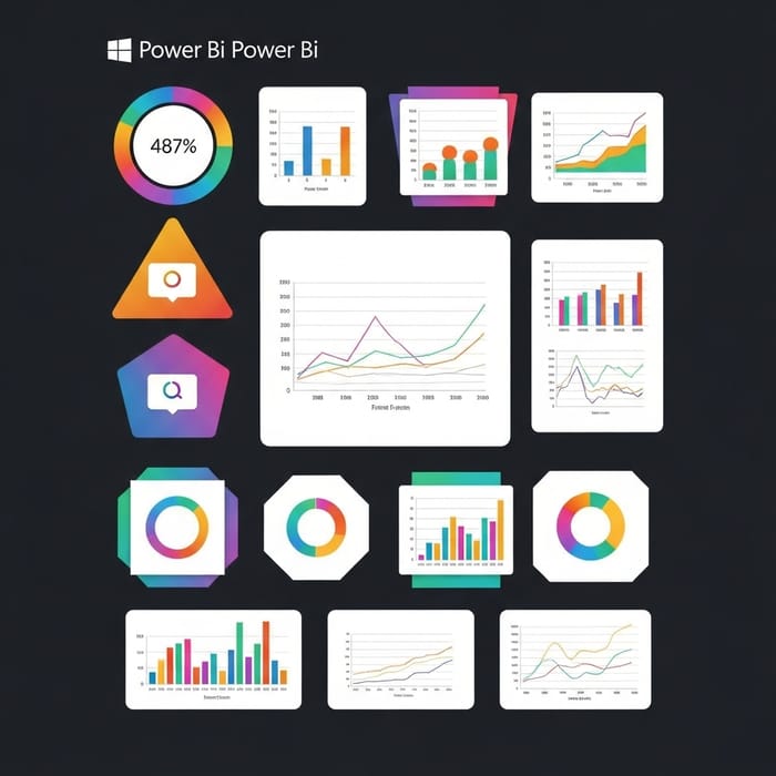 Vibrant 13 Shape Data Visualization in Power BI Vibrant 13 Shape Data Visualization in Power BI