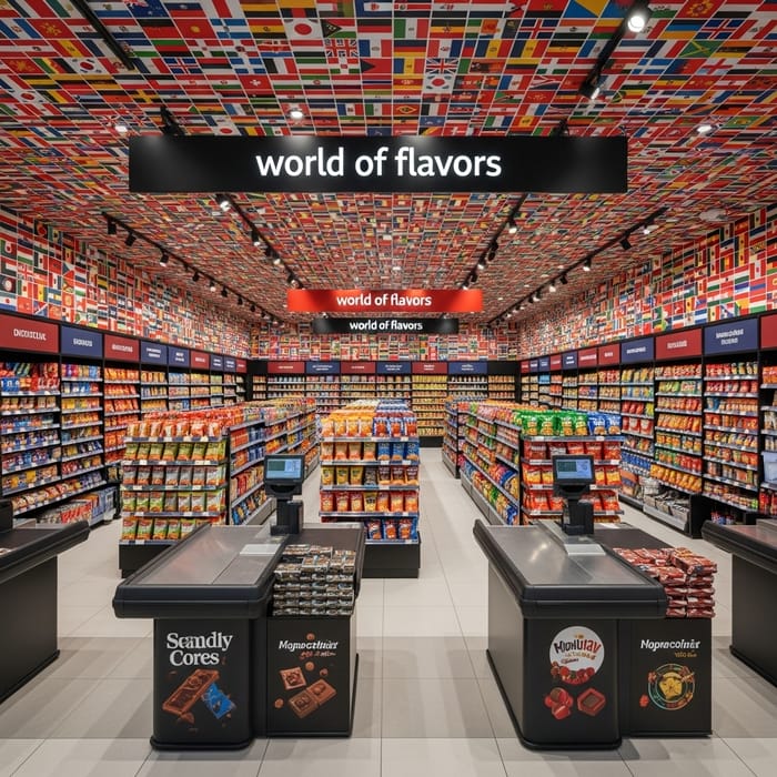Imported Snack Emporium | Worldly Flavors in Airport Transit Zone Imported Snack Emporium | Worldly Flavors in Airport Transit Zone