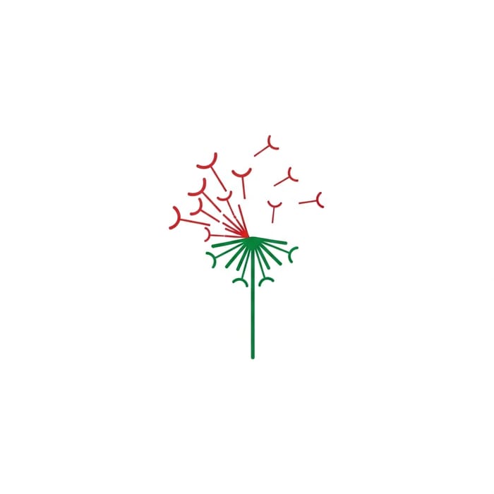 Minimalist Dandelion Logo Design for 蒲东英 Brand