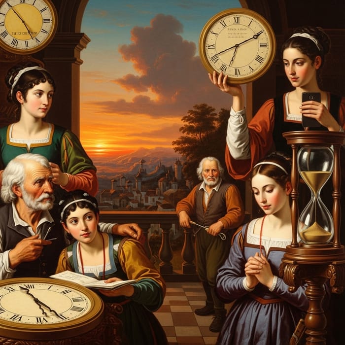 Vivamus, Moriendum Est: Evocative Oil Painting of Life's Transience Vivamus, Moriendum Est: Evocative Oil Painting of Life's Transience