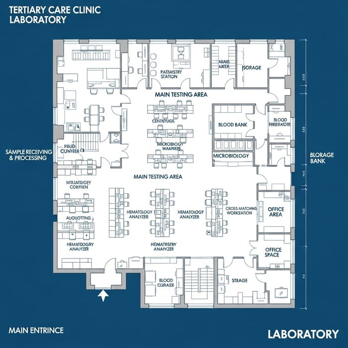 Blueprint of Tertiary Care Clinic Laboratory
