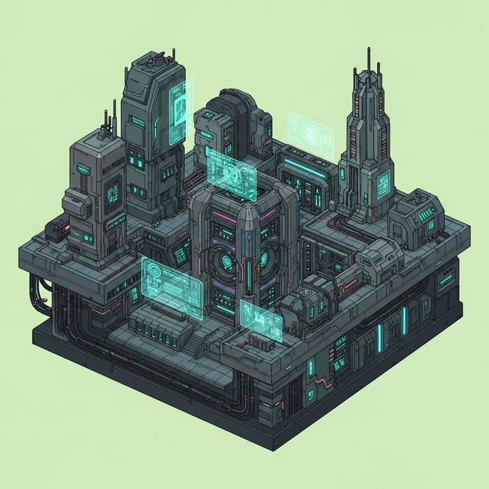 Data Vault 2.0 Model - Cyberpunk Style Data Vault