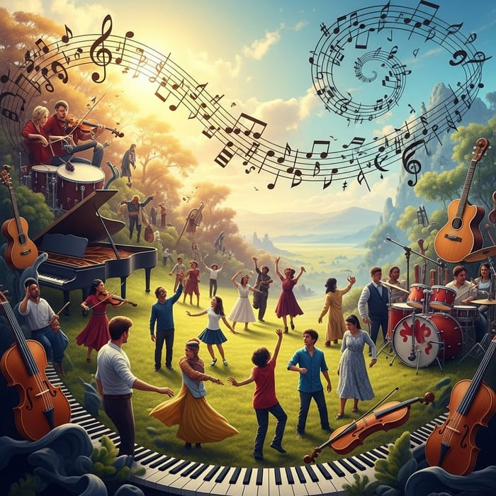 Music Everywhere: Harmonious Blend of Cultures and Melodies