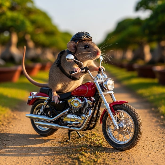 Rat on Motorcycle Adventures