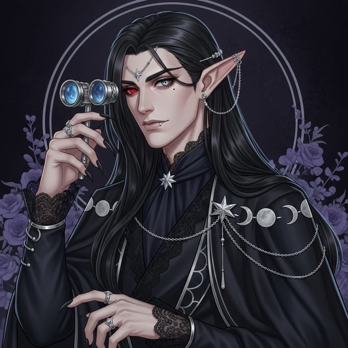 Elyndor Nightshade: Regal Elven-Vampire Perfection in D&D Manual Elyndor Nightshade: Regal Elven-Vampire Perfection in D&D Manual
