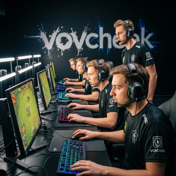Dota Esport Team with 5 Players | vovcheek Gaming Spot Dota Esport Team with 5 Players | vovcheek Gaming Spot