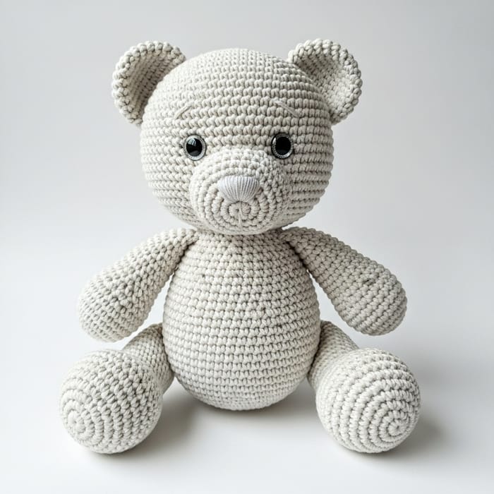Soft Crocheted Bear | Handmade Slip Stitch Design Soft Crocheted Bear | Handmade Slip Stitch Design