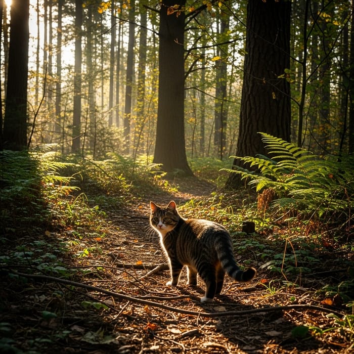 Cat Exploring the Wilderness - Discover Nature's Beauty
