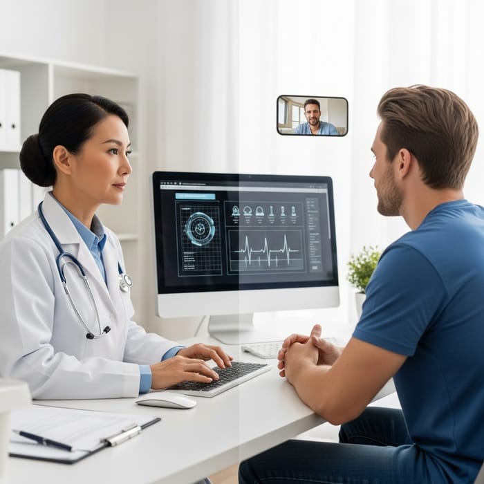 Modern Telemedicine: Diverse Doctor-Patient Encounter Modern Telemedicine: Diverse Doctor-Patient Encounter