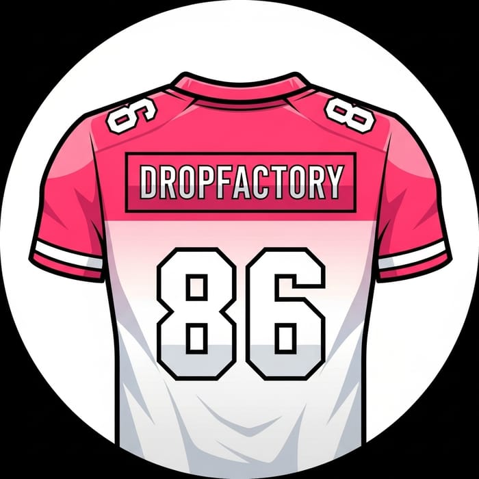 Round Logo Design with Dropfactory Jersey
