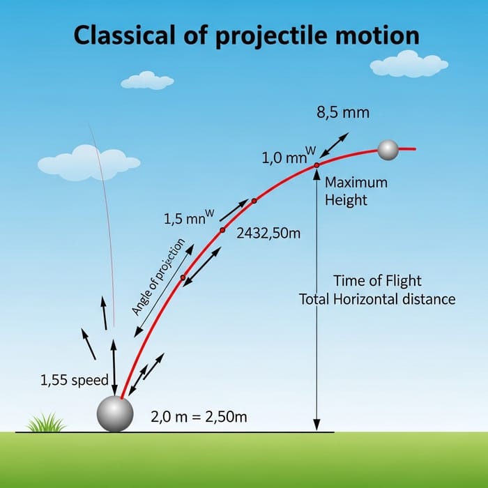 Projectile Motion Explained: Physics Concept Visualized Projectile Motion Explained: Physics Concept Visualized