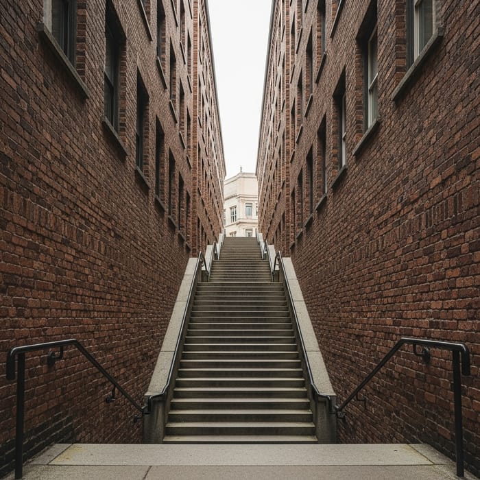 Unique Left-to-Right Staircase: A Stunning View Unique Left-to-Right Staircase: A Stunning View
