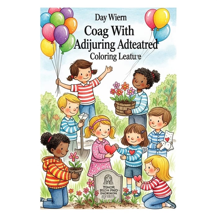Whimsical Children's Coloring Book: Coping with Grief in Vibrant Illustrations Whimsical Children's Coloring Book: Coping with Grief in Vibrant Illustrations