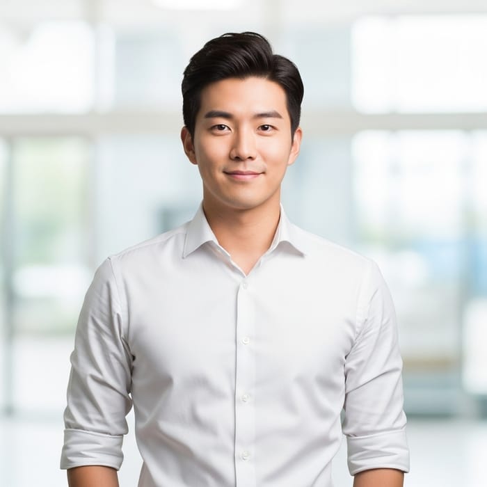 Handsome Korean Guy in White Shirt | Trendy Fashion Look Handsome Korean Guy in White Shirt | Trendy Fashion Look