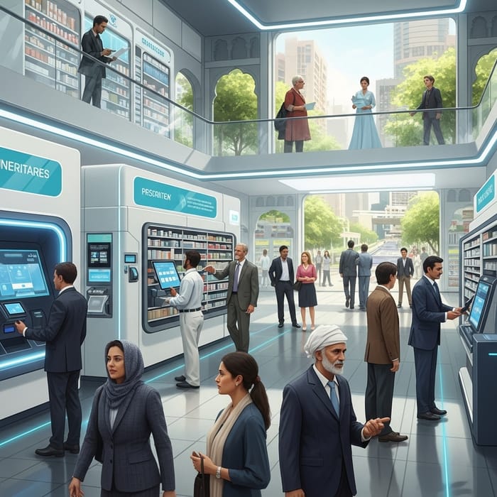 Futuristic Pharmacy Design in India Futuristic Pharmacy Design in India