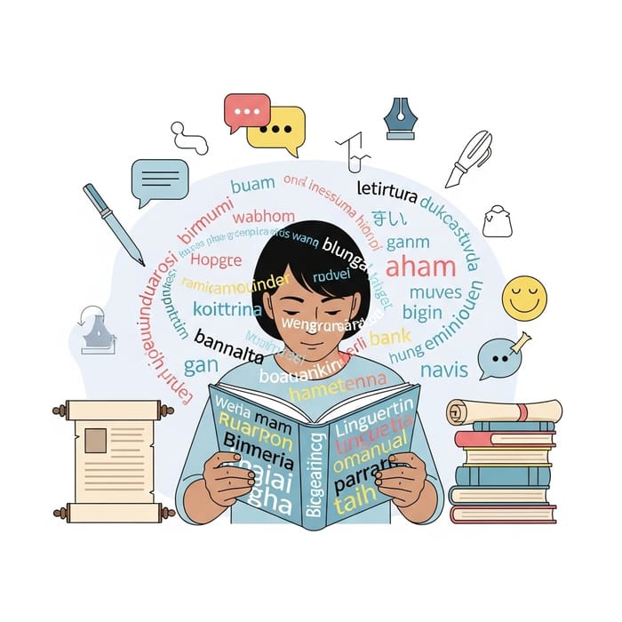 Symbolizing Linguistic Intelligence Through Multilingual Imagery