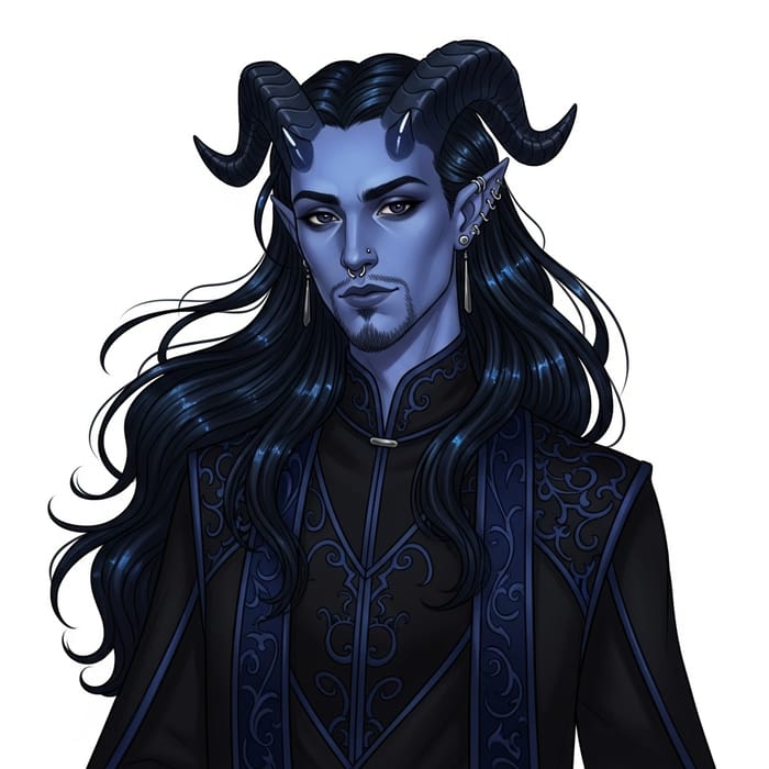 Celestial Tiefling Character - A Mosaic of Demonic Allure and Mystical Grace Celestial Tiefling Character - A Mosaic of Demonic Allure and Mystical Grace