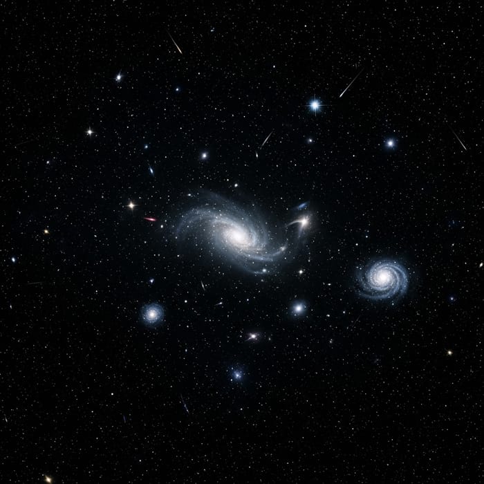 Night Sky Abstract | Ethereal Celestial Cosmos