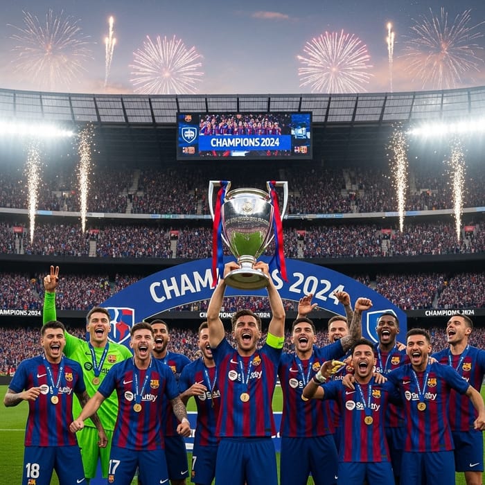 Barça 2024 Champions - Grand Victorious Celebration