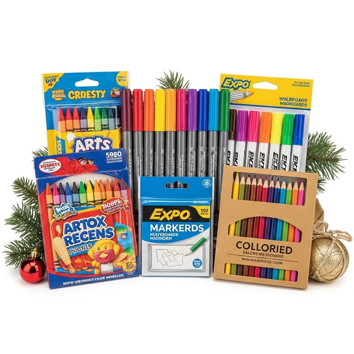Great Stocking Stuffers: Crayons, Markers & Colored Pencils