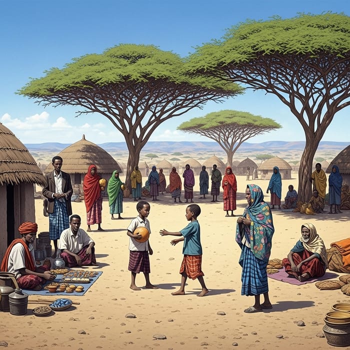 Somali People in 1991 - A Glimpse into History