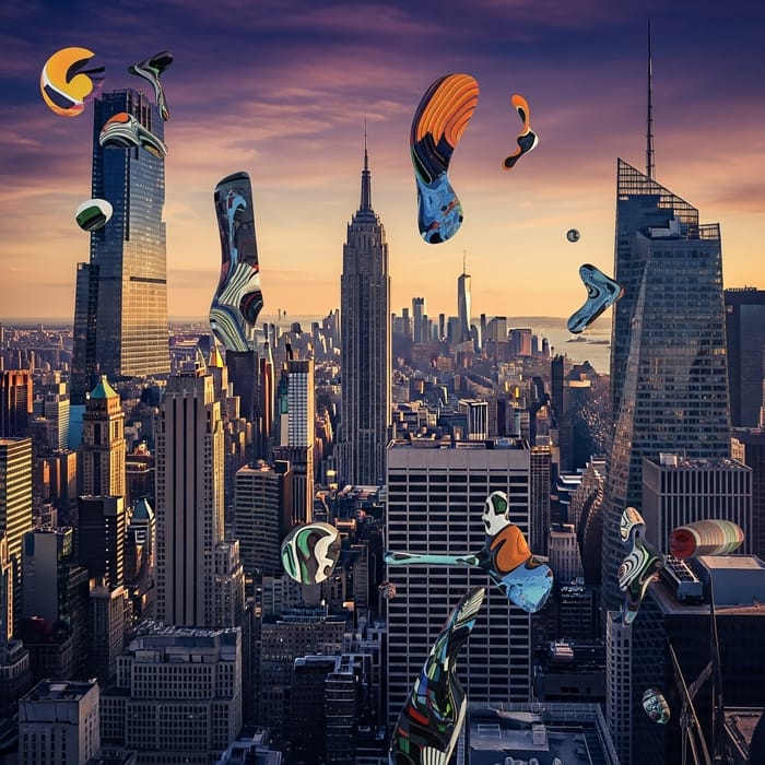 Cityscape and Abstract Urban Harmony