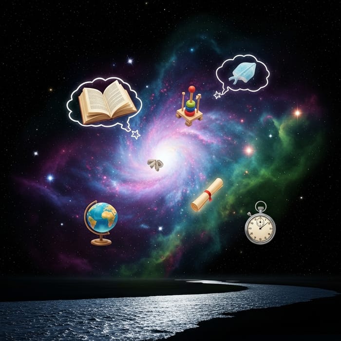 Subconscious Mind Nebula: A Tranquil Visual Story