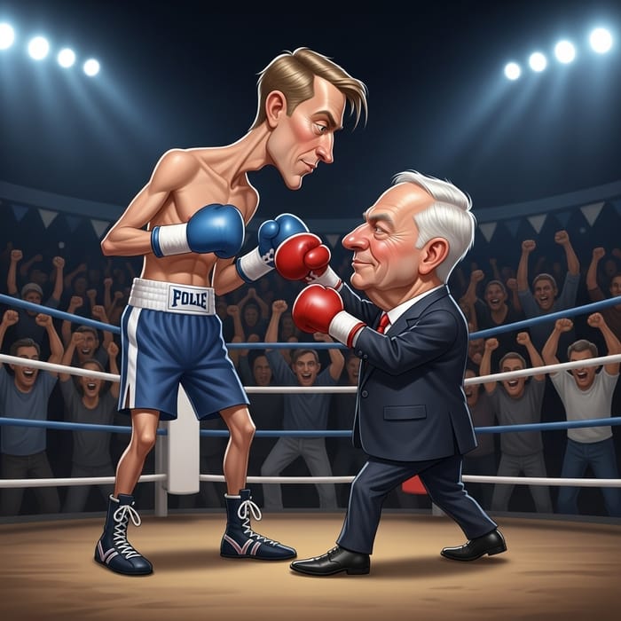 Trump vs Biden: Political Figures Boxing Showdown