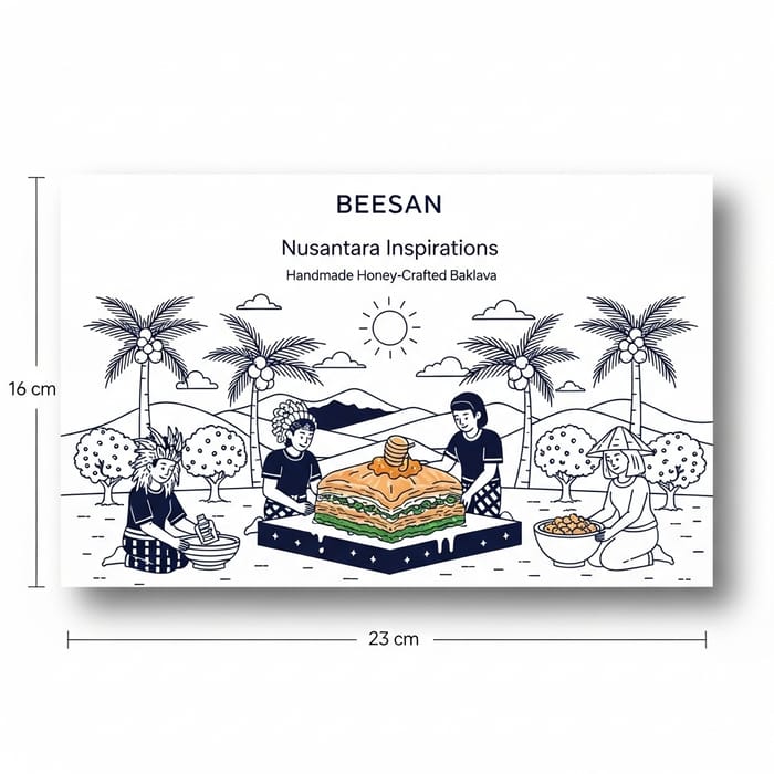 Handmade Nusantara Baklava & Cultural Collaboration by BEESAN Handmade Nusantara Baklava & Cultural Collaboration by BEESAN