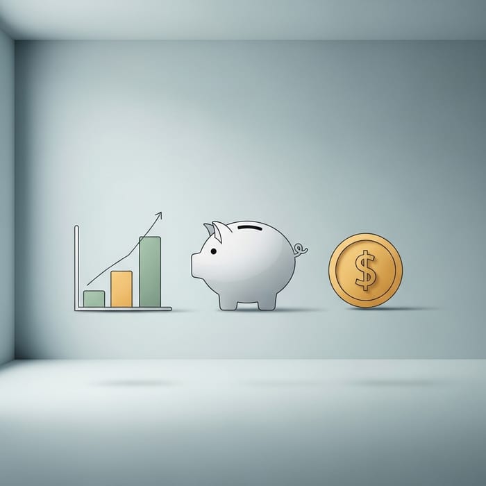 Minimalist Economy Visual | Clean & Simple Design