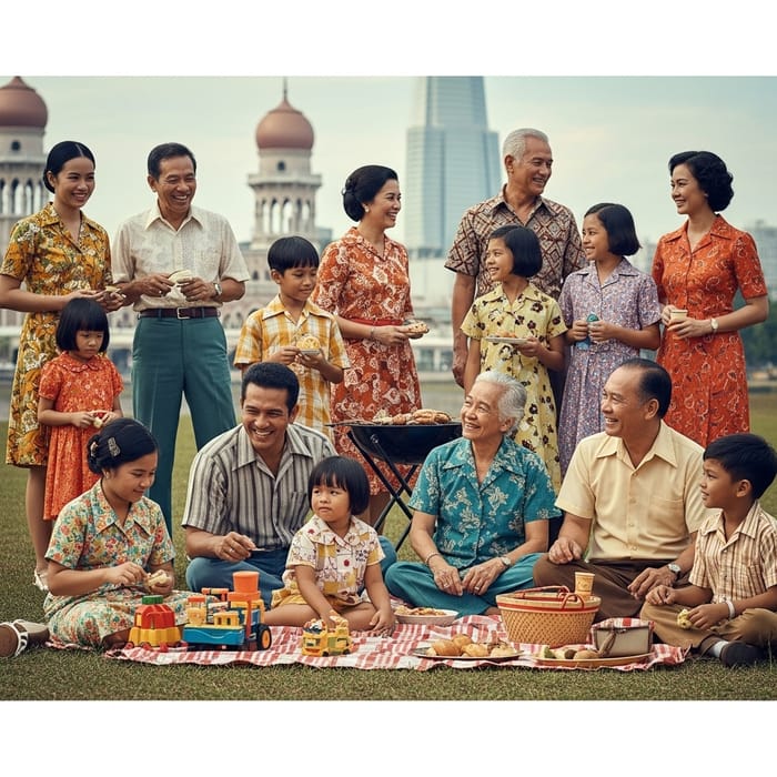 Vintage Malaysian Scene: Nostalgic 1970s Vibe Vintage Malaysian Scene: Nostalgic 1970s Vibe