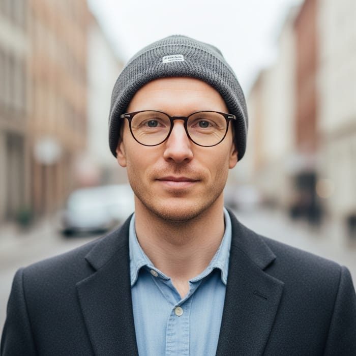 Calm Redhead Caucasian Man | Everyday Life Portrait Calm Redhead Caucasian Man | Everyday Life Portrait