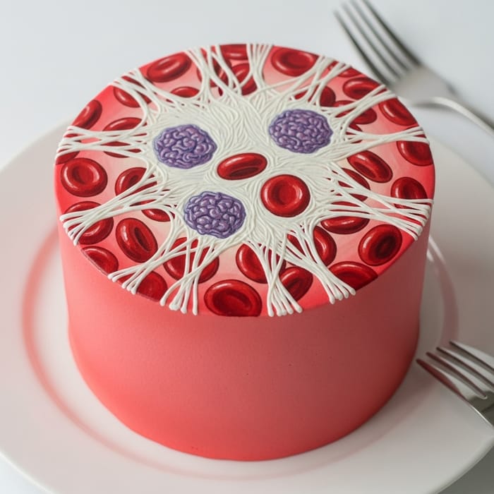 Creative Blood Clotting Cake Design