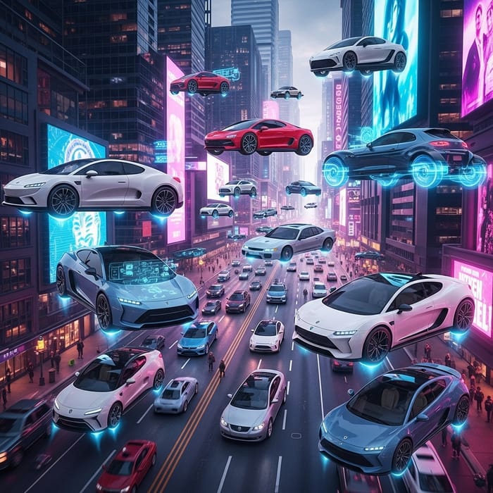 Futuristic Cars: A Glimpse into Tomorrow's Cityscape Futuristic Cars: A Glimpse into Tomorrow's Cityscape
