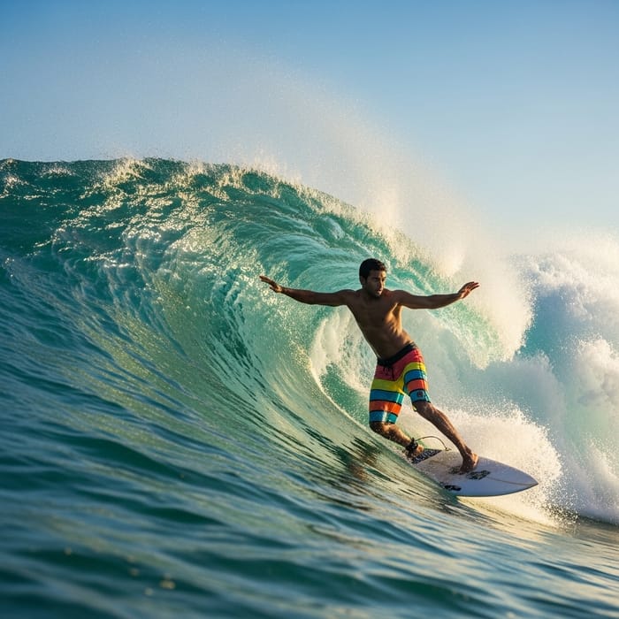 Thrilling Surfing Adventure of South Asian Surfer | Riding Large Wave Thrilling Surfing Adventure of South Asian Surfer | Riding Large Wave