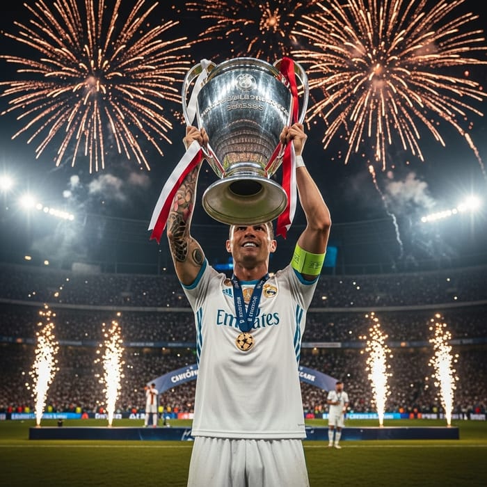 Triumphant Griezmann lifts Champions League Trophy