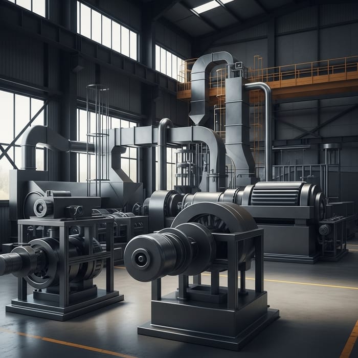 Minimalistic Industrial Machinery: Functionality Redefined Minimalistic Industrial Machinery: Functionality Redefined