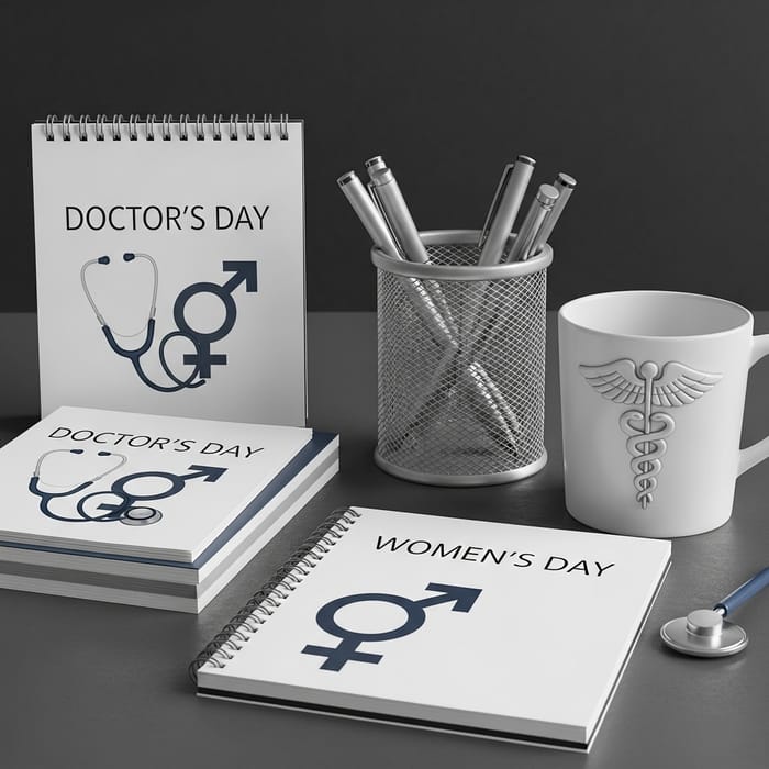 Professional Doctor's & Women's Day Office Stationery Professional Doctor's & Women's Day Office Stationery