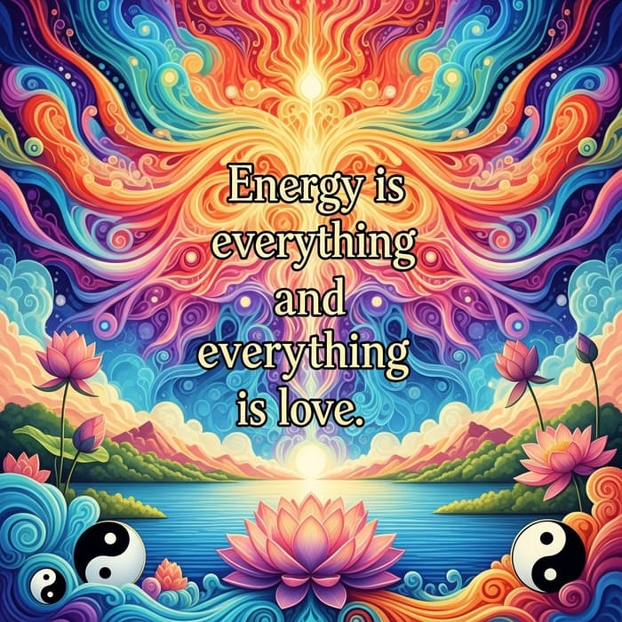 Ethereal Psychedelic Visualization of Energy and Love Ethereal Psychedelic Visualization of Energy and Love
