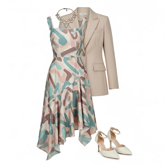 Trendy Clothing Design with Asymmetrical Hem and Stylish Blazer Trendy Clothing Design with Asymmetrical Hem and Stylish Blazer