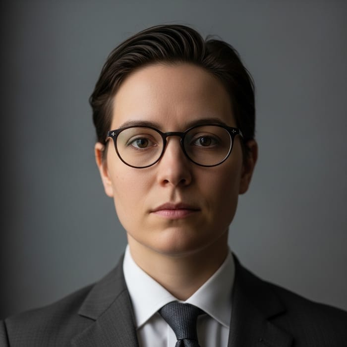 Formal HD Selfie, Face Front, Half-Body
