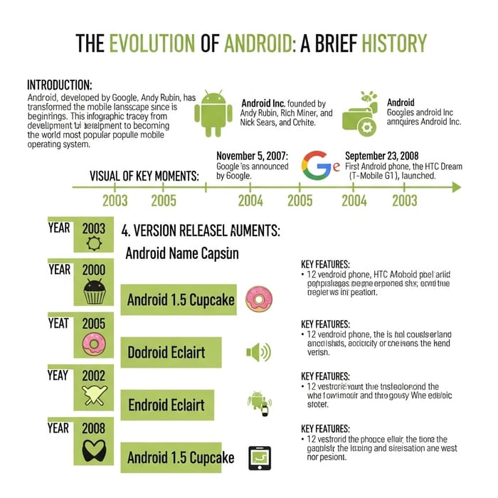 A Glimpse into the Android History: Key Moments & Evolution A Glimpse into the Android History: Key Moments & Evolution