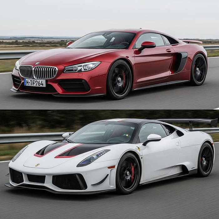BMW M8 and Lamborghini Combined Supercar | Masterful Fusion