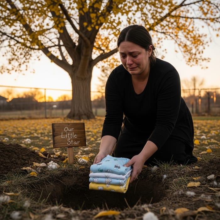Mother Honors Lost Son by Burying Baby Clothes Near Cotton Tree