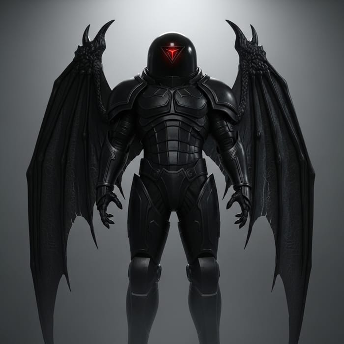 Darth Vader: Towering Figure in Intimidating Black Armor